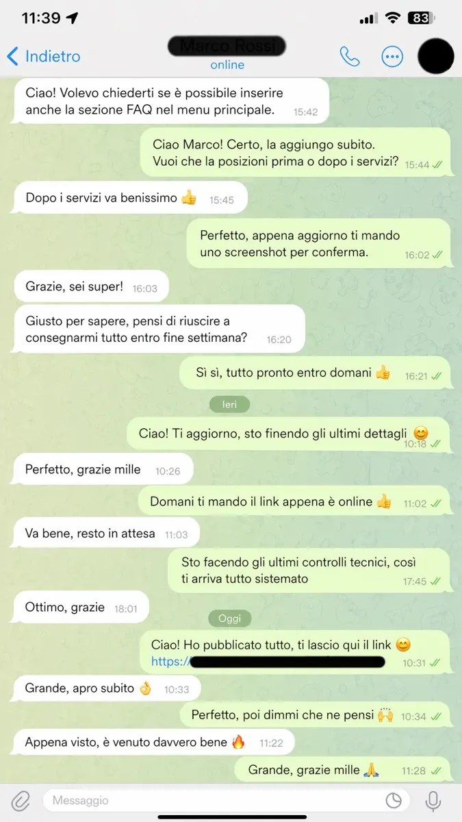 Recensione cliente 2